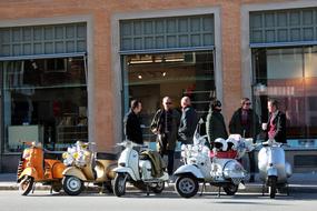 Vespa Motor Scooter Roller