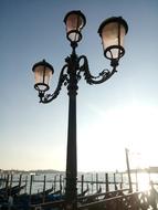 Venice Lamppost Sky Street
