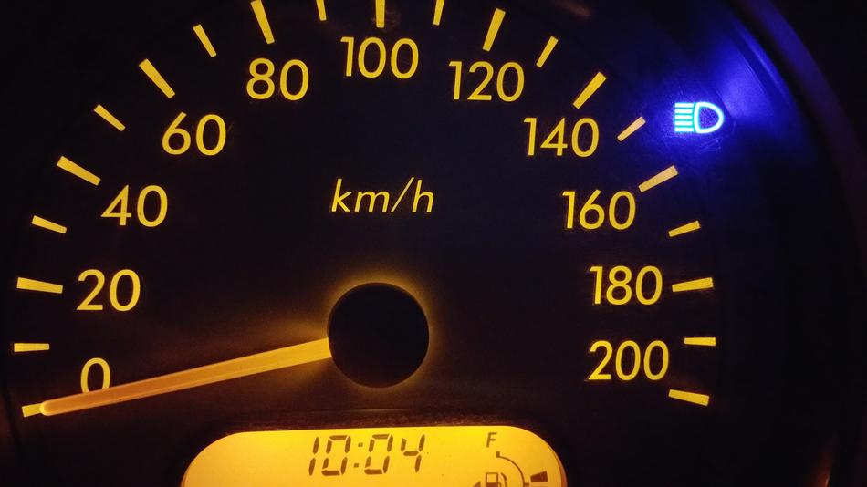 Black Car Dashboard