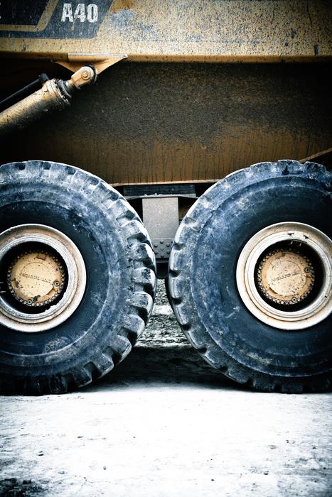 Monster Truck Mine Removal Wheel