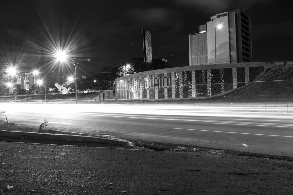 City Lights Black And White