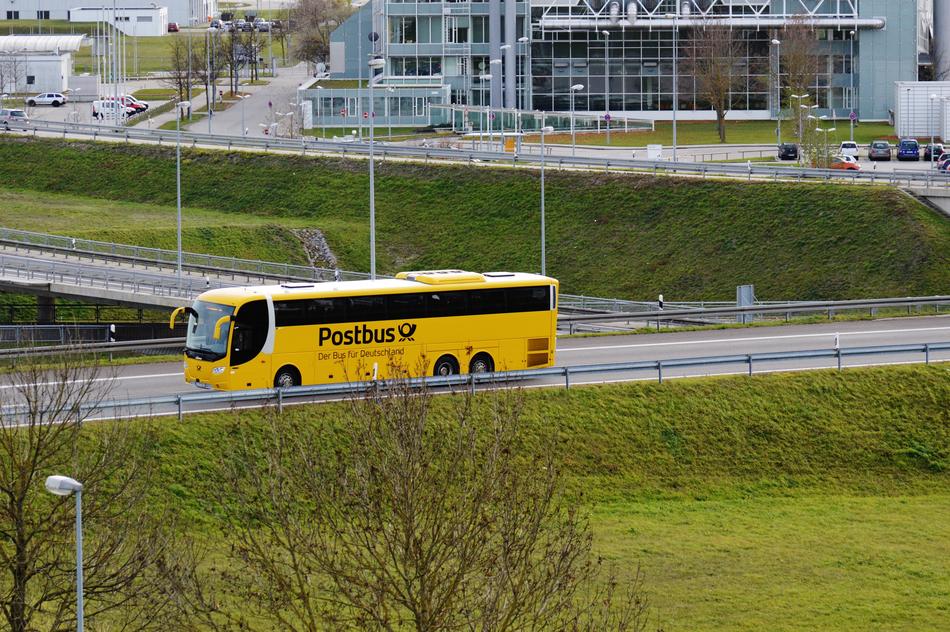 Bus Yellow Post