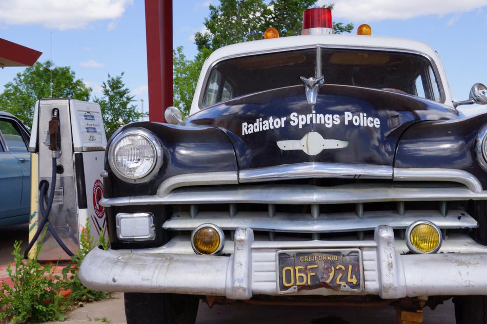 Radiator Springs Usa Police Car