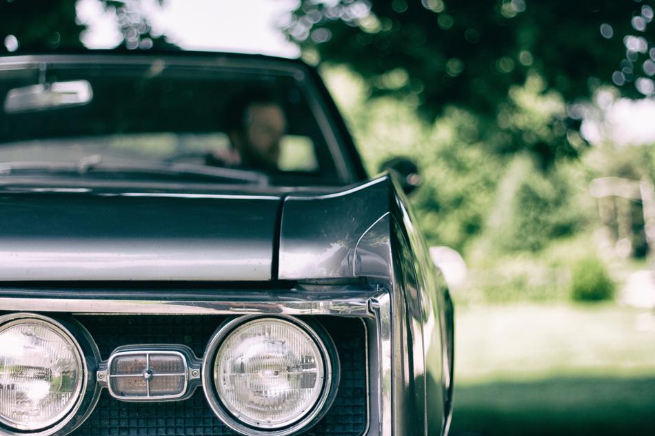 Headlights of glossy Car Vehicle