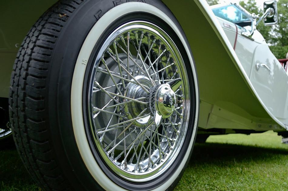 The Classic White Luxury Car