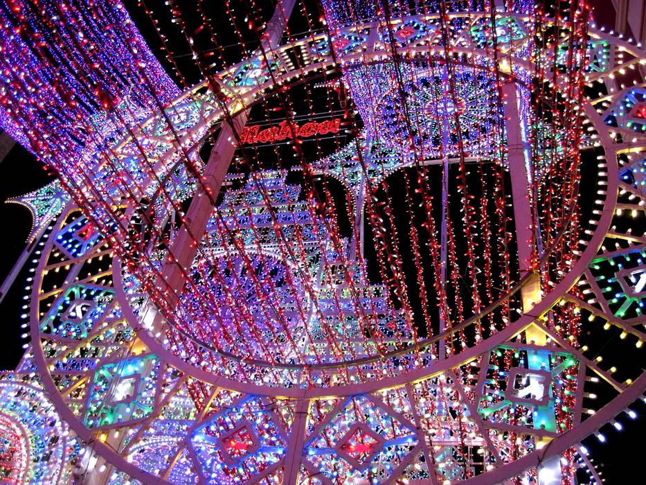 Street Illuminated Fallas