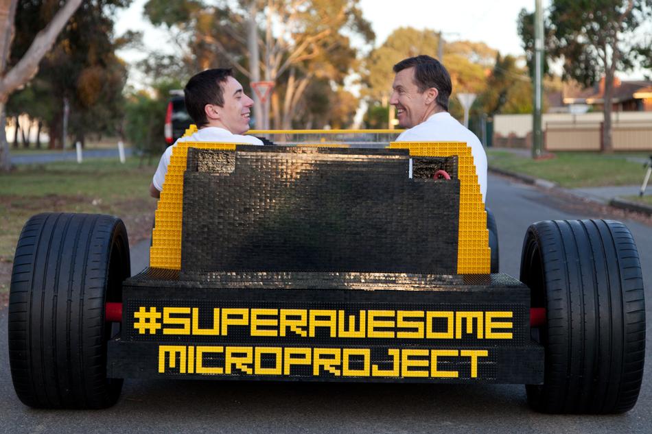 Lego Car Powered By air