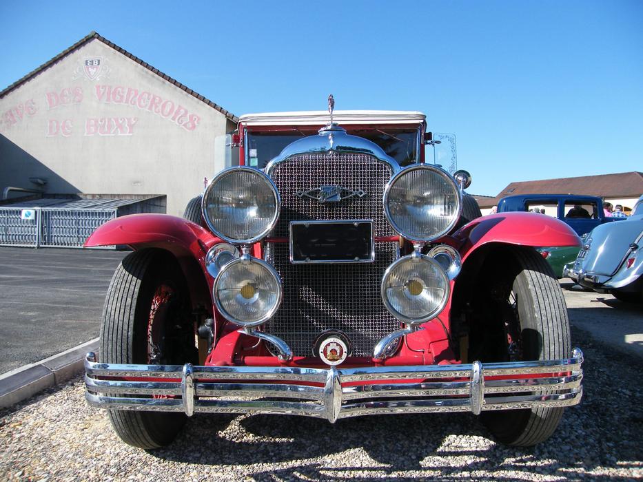 Car Red Old