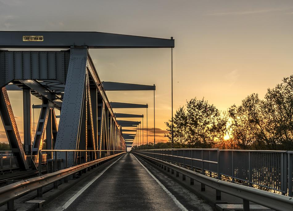 Architecture Bridge at Dawn