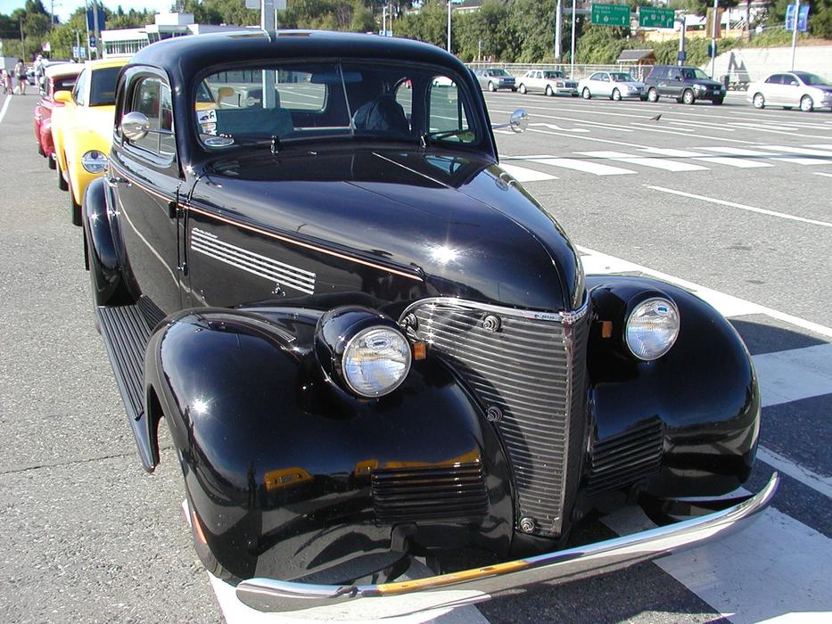 Black Oldsmobile Old Timer