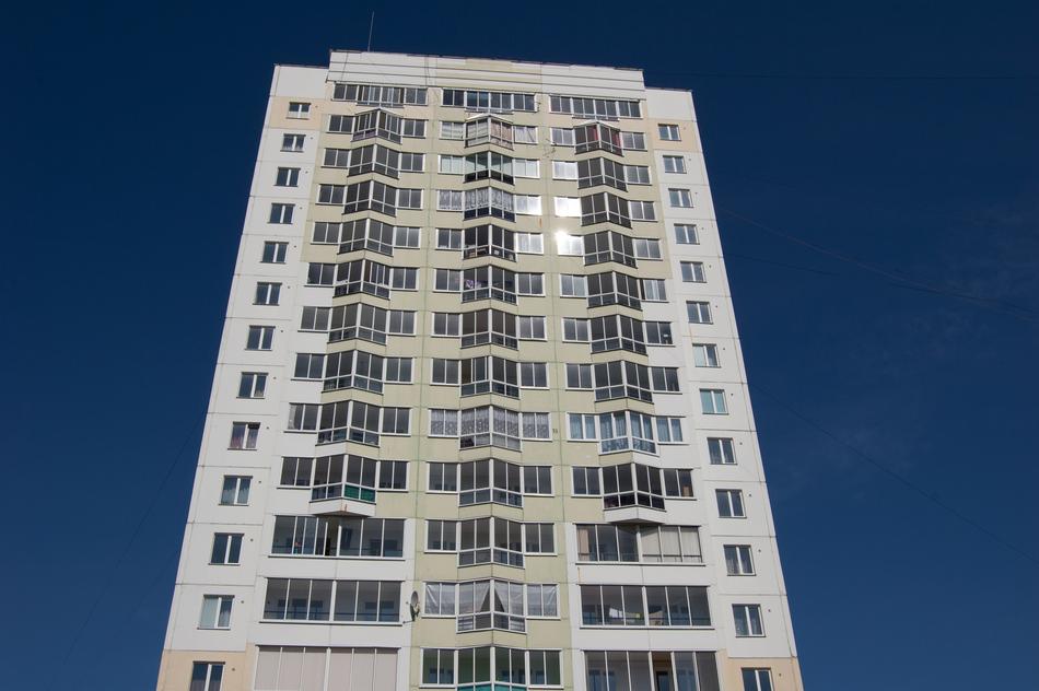 Building On A Background Of Blue