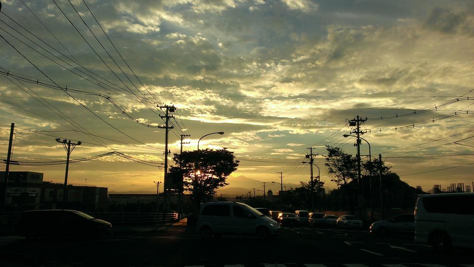 Evening Sunset Cloud Parking