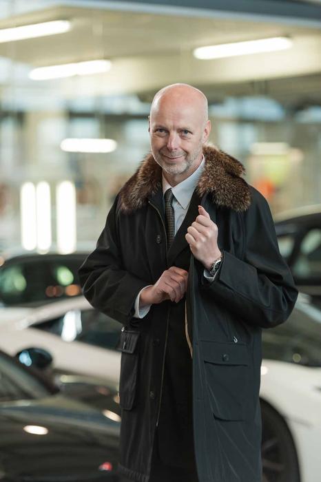 Businessman Coat wearing