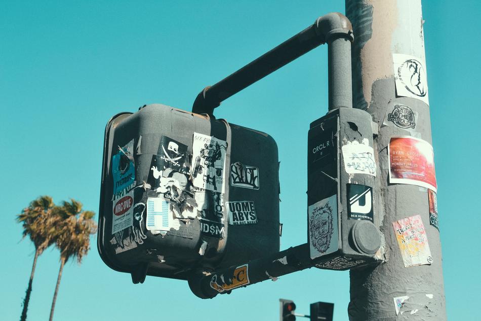 light Post on street