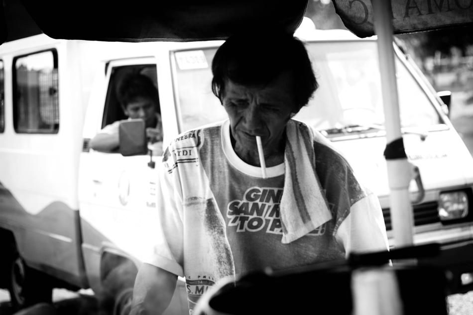 Man Smoking Person Street