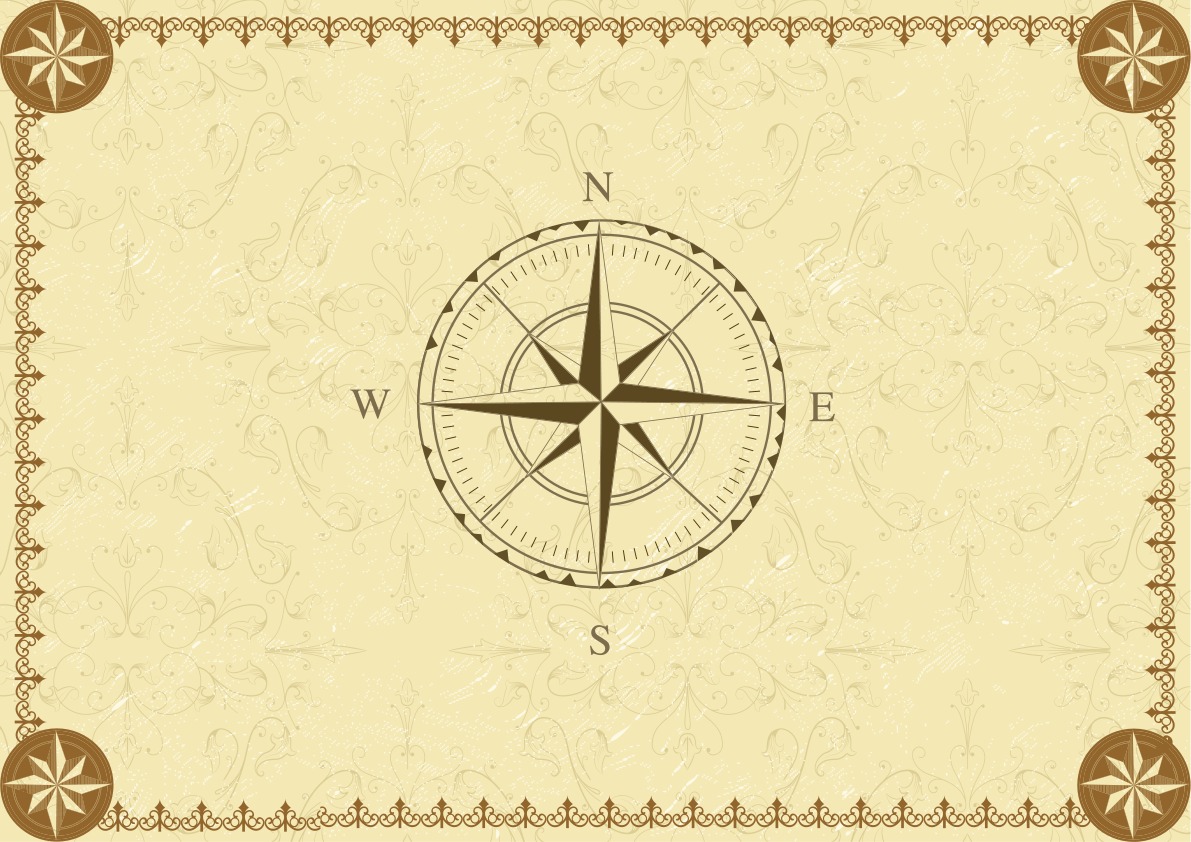 Запад Восток компас