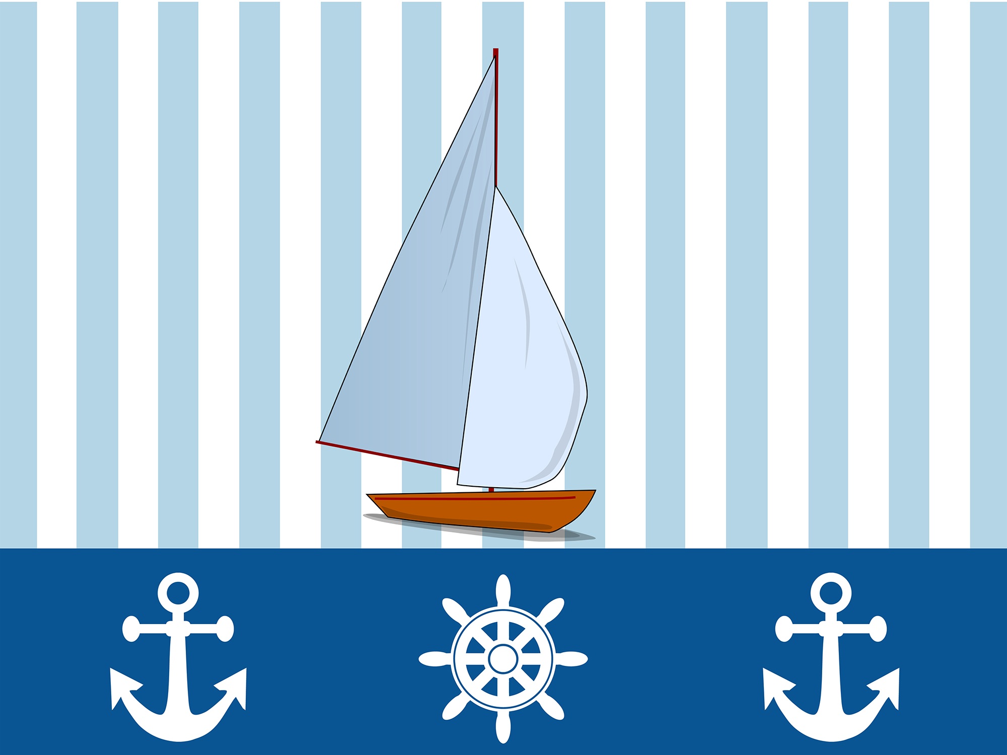 Баннер в морском стиле
