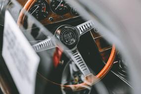 Steering Wheel Dashboard Car