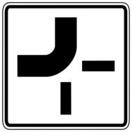 shield traffic road sign
