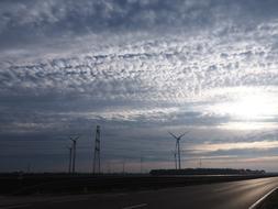 Sky Wind Power Dramatic