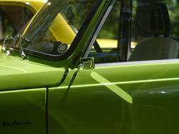 Green Wartburg Car