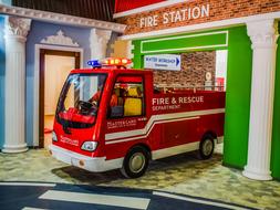 Fire Truck Car Vehicle Amusement