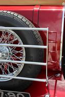 Red Vintage Car Chrome
