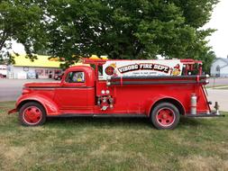 Old Fire Department truck