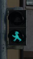 Little Green Man Traffic Lights
