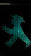 Little Green Man Traffic Lights