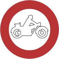 motorcycle restriction prohibition