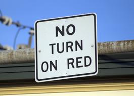 road sign on the bridge
