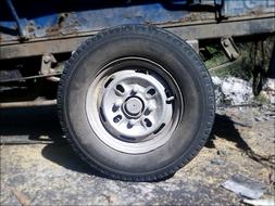 Metallic Cycle Tyre