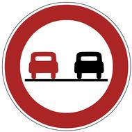 overtaking restriction prohibition