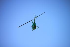Flying Helicopter Sky
