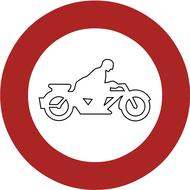 ban on riding a motorcycle
