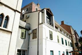 white architectural building