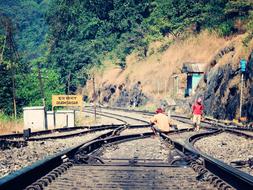 Tracks Railways Train