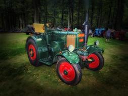 Tractor Vehicle Oldster