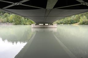 bridge over Banihashemi River Water