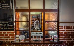 photo of the box office window