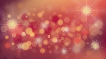 pixels and stars on a pink background