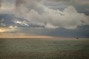 magnificent Clouds and sea