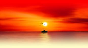 landscape of Sunset Dawn