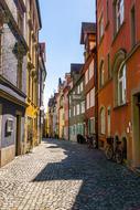 colorful historic architecture on a sunny day