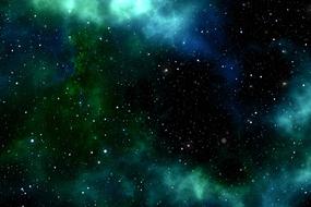 dark green galaxy image