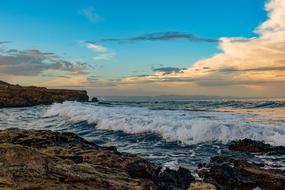 Rocky Coast Waves