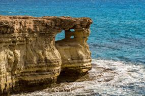 Cape Greco and the turquoise sea in Cyprus