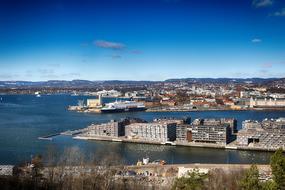 panorama of the city of Oslo, Norway