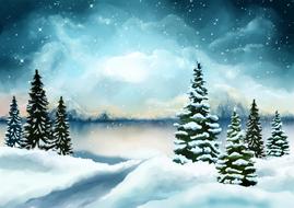 winter new year christmas